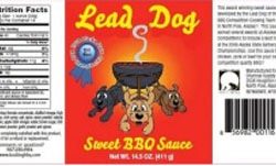 LEAD DOG SWEET BBQ SAUCE 14.5